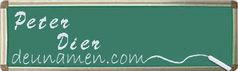 Peter Dier Visitenkarte
